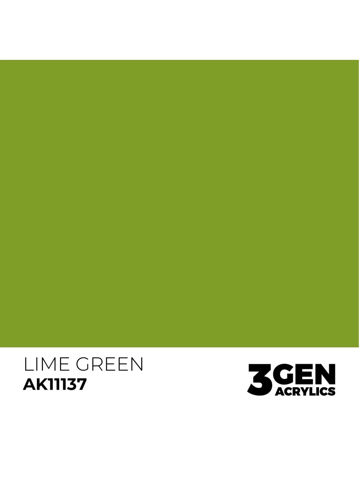 Lime Green 3 Gen 17 ml (AK11137) de AK Interactive en 3rd Gen | La Cueva Roja