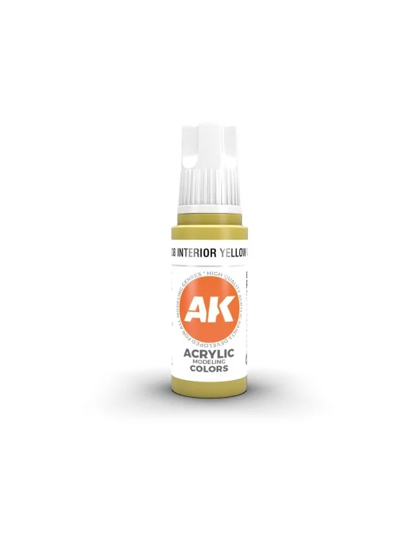 Interior Yellow Green 3 Gen 17 ml (AK11138) de AK Interactive en 3rd Gen | La Cueva Roja