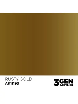 Rusty Gold Metallic Green Metallic 3 Gen 17 ml (AK11193) de AK Interactive en 3rd Gen | La Cueva Roja