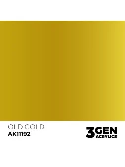 Old Gold Metallic Green Metallic 3 Gen 17 ml (AK11192) de AK Interactive en 3rd Gen | La Cueva Roja