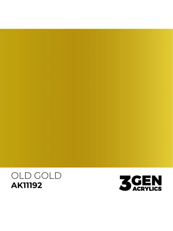 Old Gold Metallic Green Metallic 3 Gen 17 ml (AK11192) de AK Interactive en 3rd Gen | La Cueva Roja