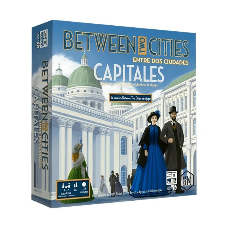Between Two Cities: Entre Dos Ciudades - Capitales de SD GAMES en Juegos de Tablero | La Cueva Roja