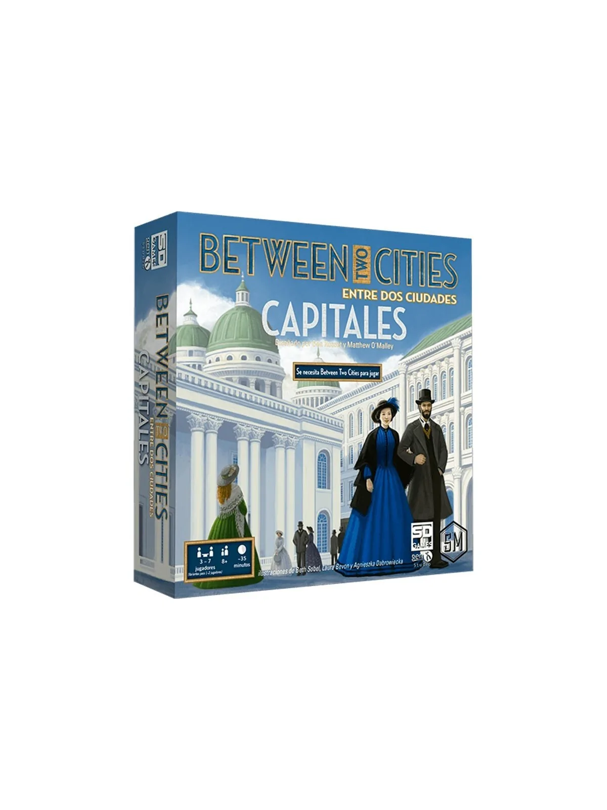 Between Two Cities: Entre Dos Ciudades - Capitales de SD GAMES en Juegos de Tablero | La Cueva Roja