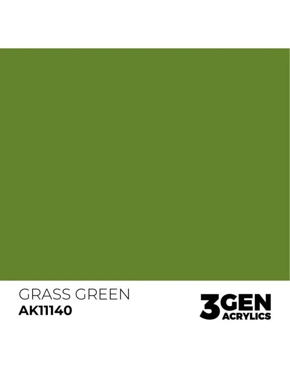 Grass Green 3 Gen 17 ml (AK11140) de AK Interactive en 3rd Gen | La Cueva Roja