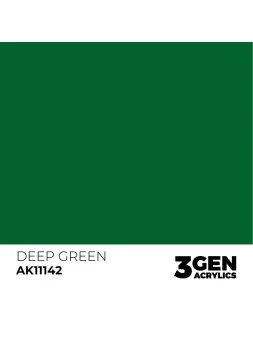 Deep Green 3 Gen 17 ml (AK11142) de AK Interactive en 3rd Gen | La Cueva Roja
