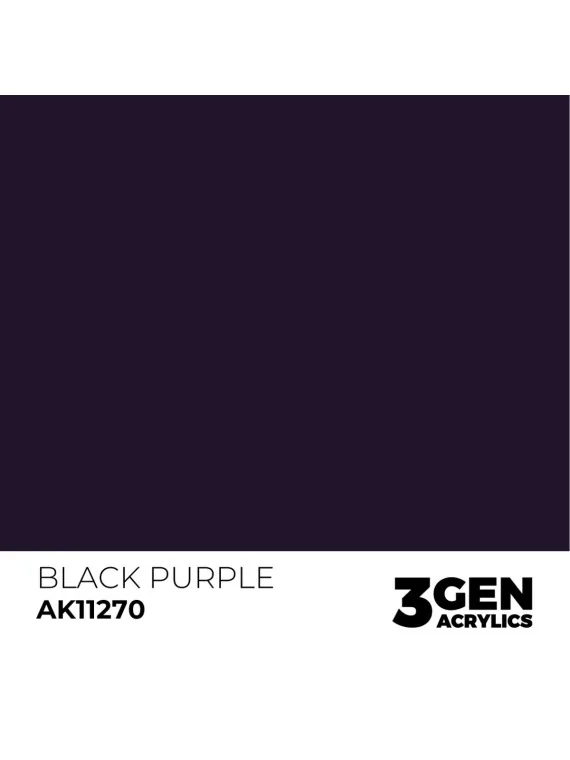 Black Purple Color Punch 3 Gen 17 ml (AK11270) de AK Interactive en 3rd Gen | La Cueva Roja