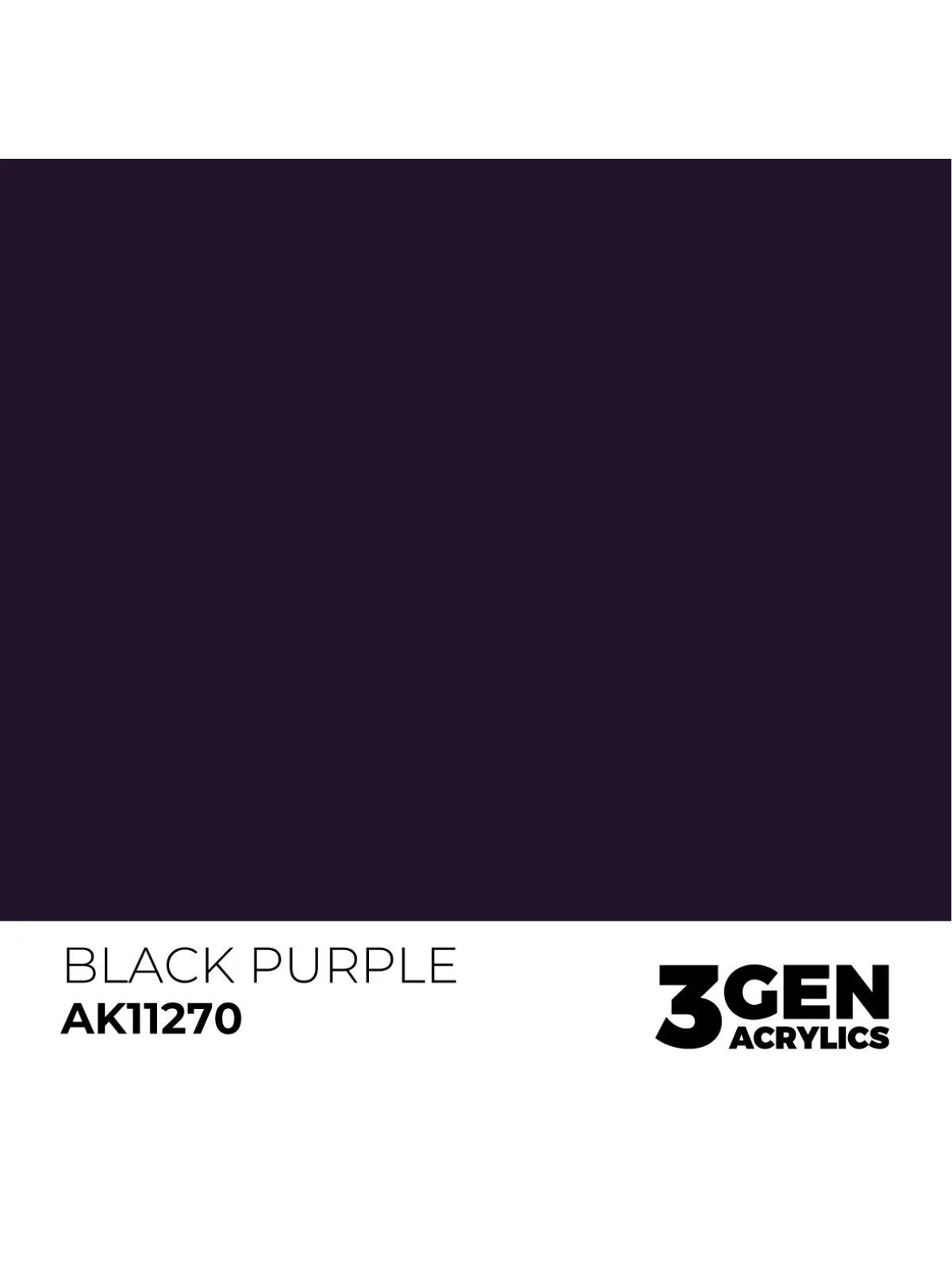 Black Purple Color Punch 3 Gen 17 ml (AK11270) de AK Interactive en 3rd Gen | La Cueva Roja
