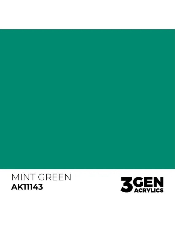 Mint Green 3 Gen 17 ml (AK11143) de AK Interactive en 3rd Gen | La Cueva Roja