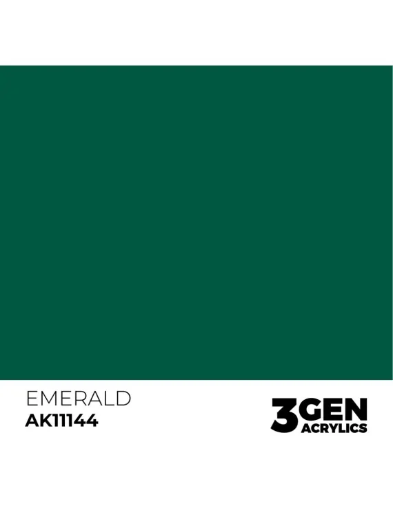 Emerald 3 Gen 17 ml (AK11144) de AK Interactive en 3rd Gen | La Cueva Roja