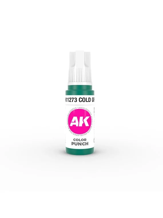 Cold Green Color Punch 3 Gen 17 ml (AK11273) de AK Interactive en 3rd Gen | La Cueva Roja