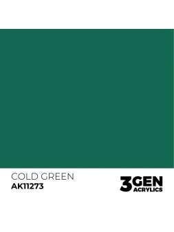 Cold Green Color Punch 3 Gen 17 ml (AK11273) de AK Interactive en 3rd Gen | La Cueva Roja