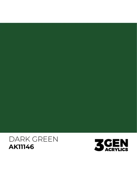 Dark Green 3 Gen 17 ml (AK11146) de AK Interactive en 3rd Gen | La Cueva Roja