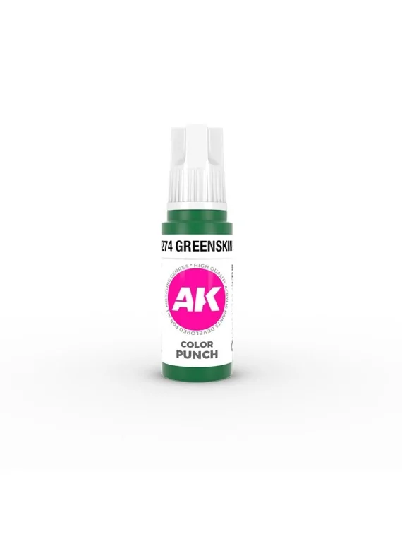 Greenskin Punch Color Punch 3 Gen 17 ml (AK11274) de AK Interactive en 3rd Gen | La Cueva Roja