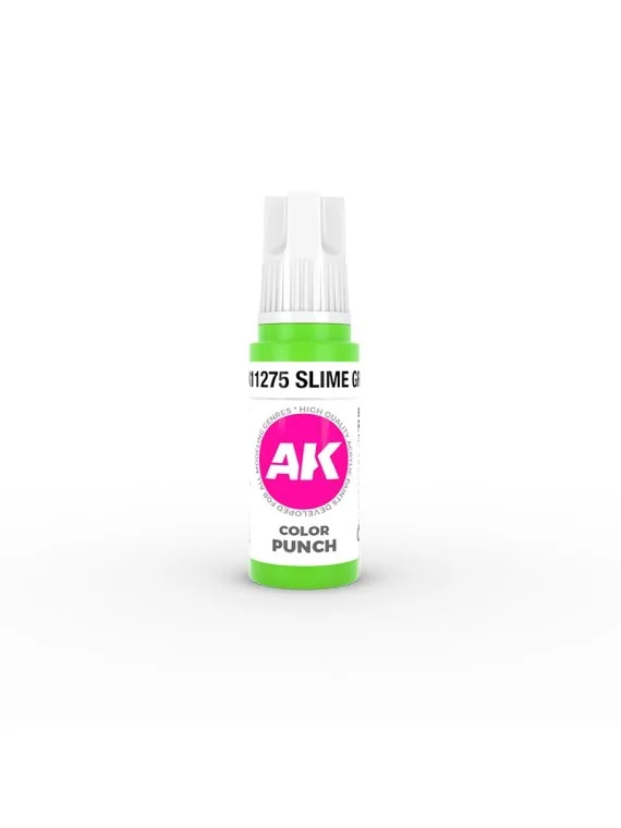 Slime Green Punch Color Punch 3 Gen 17 ml (AK11275) de AK Interactive en 3rd Gen | La Cueva Roja