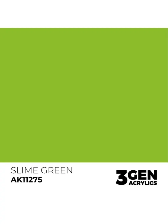 Slime Green Punch Color Punch 3 Gen 17 ml (AK11275) de AK Interactive en 3rd Gen | La Cueva Roja