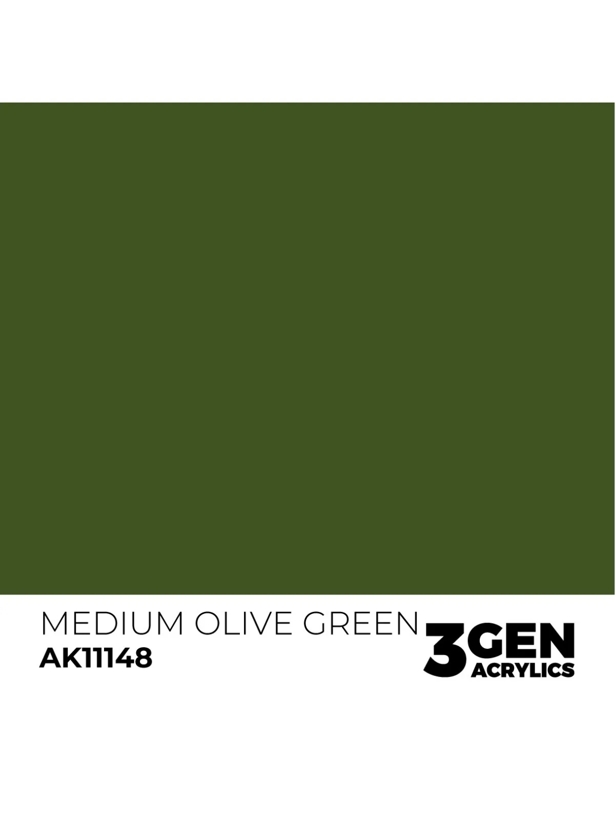 Medium Olive Green 3 Gen 17 ml (AK11148) de AK Interactive en 3rd Gen | La Cueva Roja