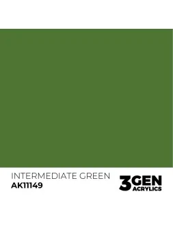 Intermediate Green 3 Gen 17 ml (AK11149) de AK Interactive en 3rd Gen | La Cueva Roja