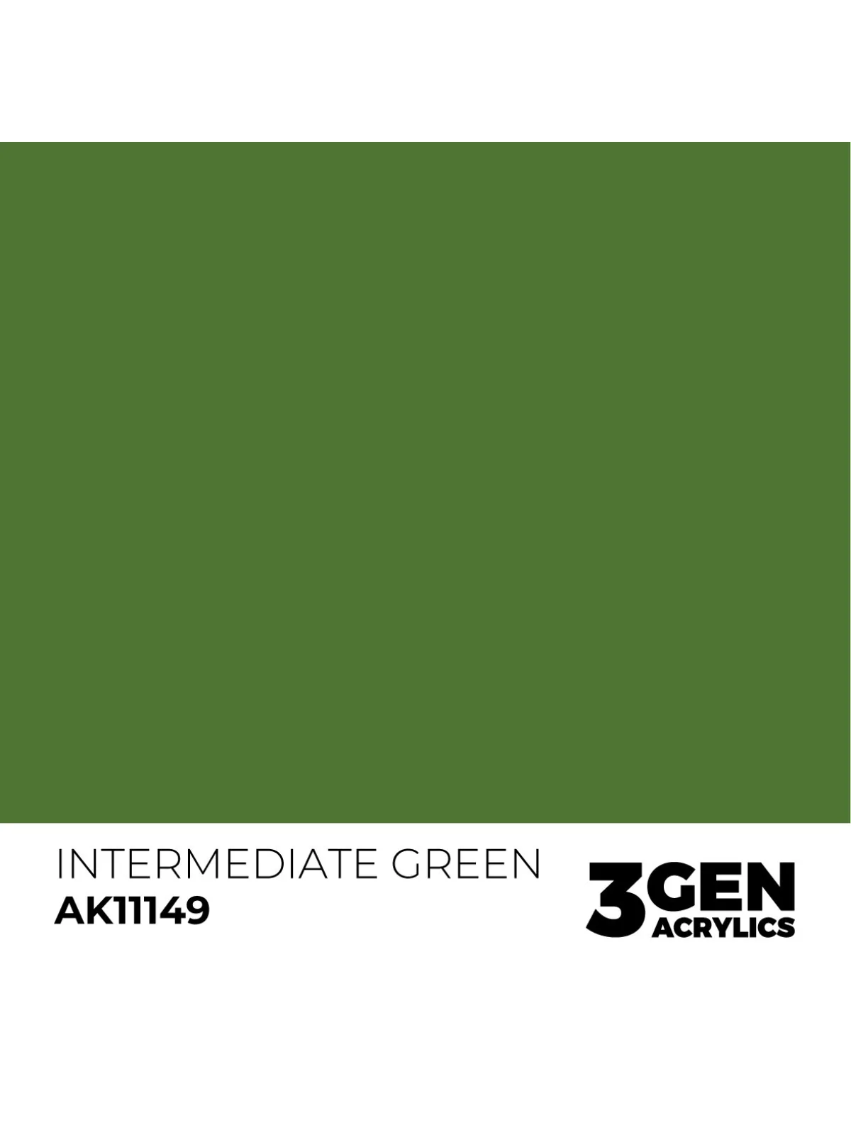 Intermediate Green 3 Gen 17 ml (AK11149) de AK Interactive en 3rd Gen | La Cueva Roja
