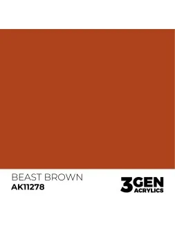 Beast Brown Punch Color Punch 3 Gen 17 ml (AK11278) de AK Interactive en 3rd Gen | La Cueva Roja