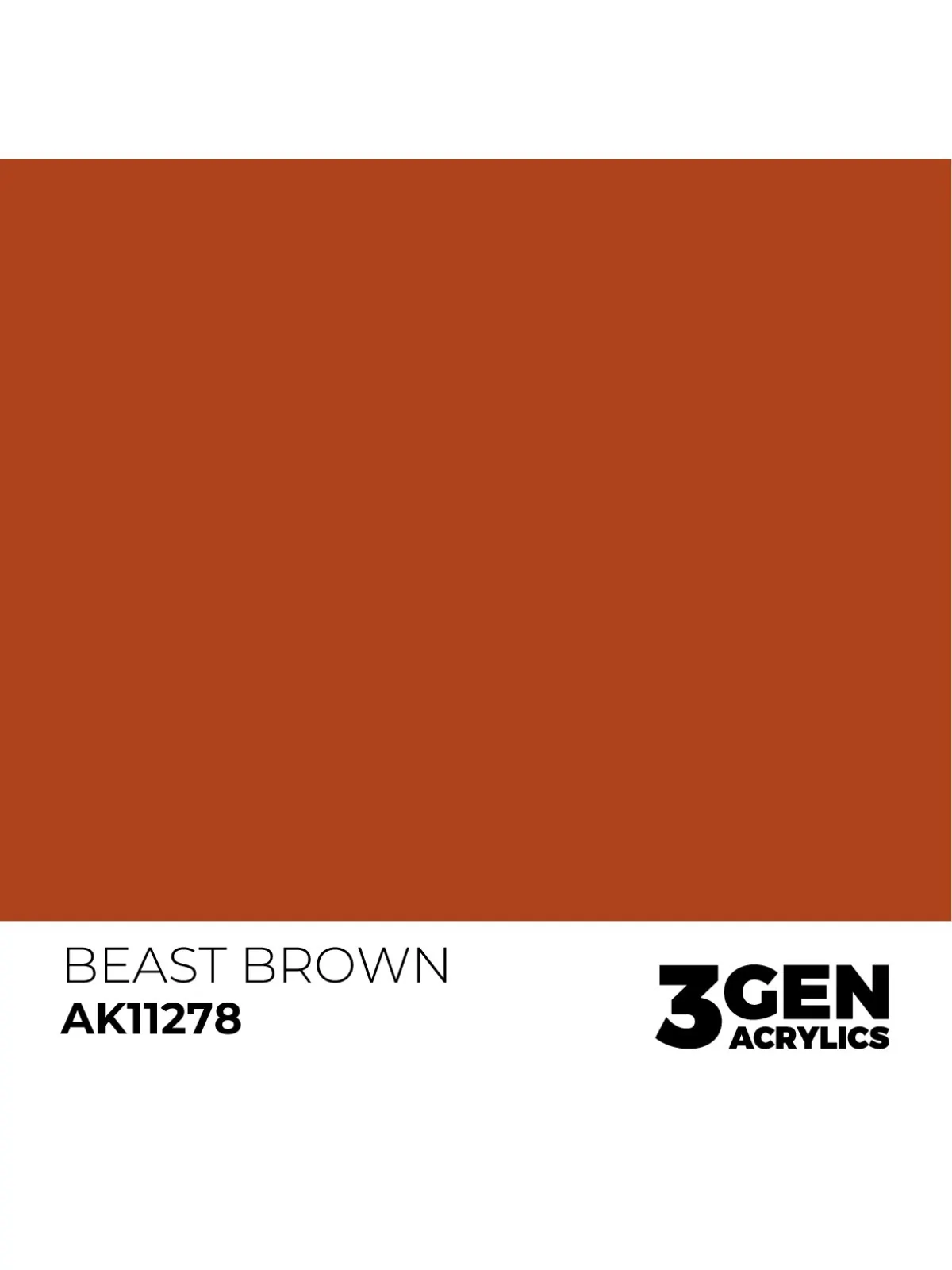 Beast Brown Punch Color Punch 3 Gen 17 ml (AK11278) de AK Interactive en 3rd Gen | La Cueva Roja