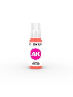 Sun Red Punch Color Punch 3 Gen 17 ml (AK11279) de AK Interactive en 3rd Gen | La Cueva Roja