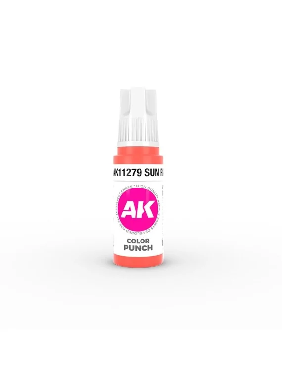 Sun Red Punch Color Punch 3 Gen 17 ml (AK11279) de AK Interactive en 3rd Gen | La Cueva Roja
