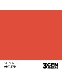 Sun Red Punch Color Punch 3 Gen 17 ml (AK11279) de AK Interactive en 3rd Gen | La Cueva Roja