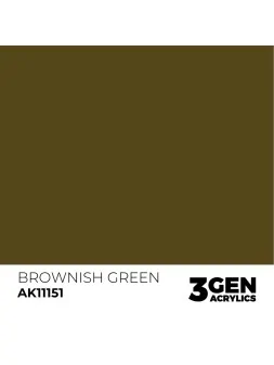 Brownish Green 3 Gen 17 ml (AK11151) de AK Interactive en 3rd Gen | La Cueva Roja