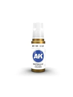 Gold Metallic 3 Gen 17 ml (AK11191) de AK Interactive en 3rd Gen | La Cueva Roja