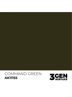Command Green 3 Gen 17 ml (AK11155) de AK Interactive en 3rd Gen | La Cueva Roja