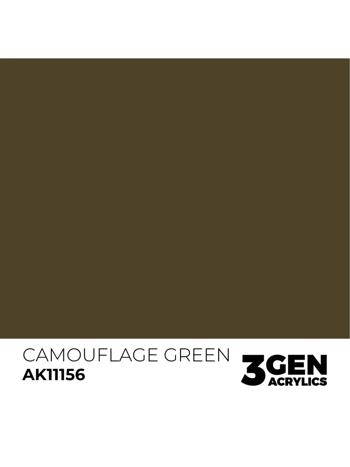 Camouflage Green 3 Gen 17 ml (AK11156) de AK Interactive en 3rd Gen | La Cueva Roja