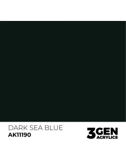 Dark Sea Blue 3 Gen 17 ml (AK11190) de AK Interactive en 3rd Gen | La Cueva Roja