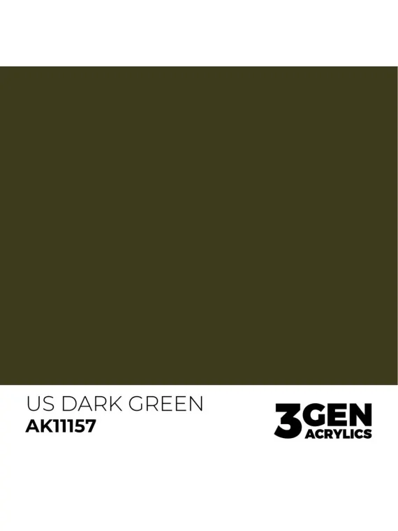 US Dark Green 3 Gen 17 ml (AK11157) de AK Interactive en 3rd Gen | La Cueva Roja
