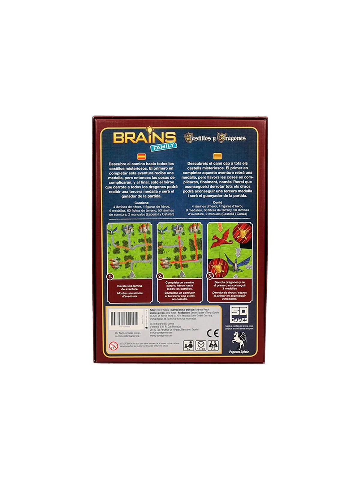 Brains Family: Castillos y Dragones de SD GAMES en Juegos de Tablero | La Cueva Roja