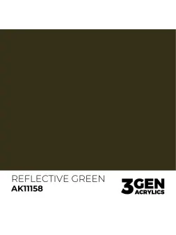 Reflective Green 3 Gen 17 ml (AK11158) de AK Interactive en 3rd Gen | La Cueva Roja