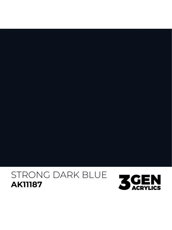 Strong Dark Blue 3 Gen 17 ml (AK11187) de AK Interactive en 3rd Gen | La Cueva Roja