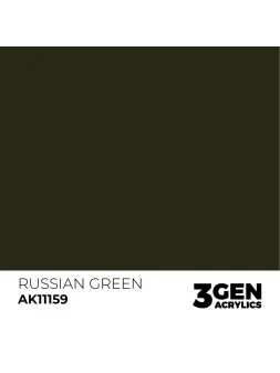 Russian Green 3 Gen 17 ml (AK11159) de AK Interactive en 3rd Gen | La Cueva Roja