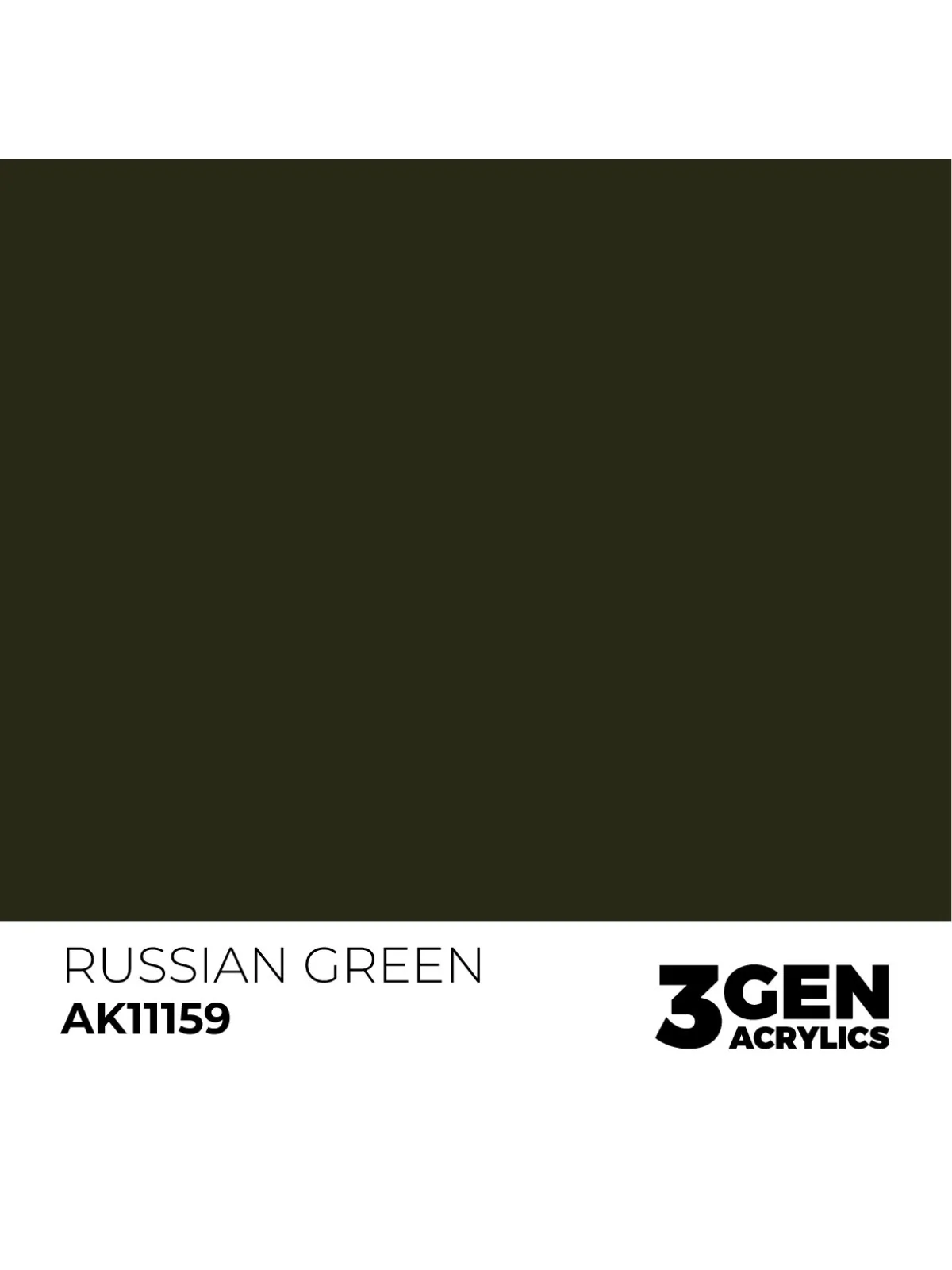 Russian Green 3 Gen 17 ml (AK11159) de AK Interactive en 3rd Gen | La Cueva Roja