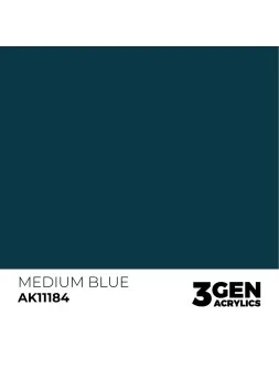 Medium Blue 3 Gen 17 ml (AK11184) de AK Interactive en 3rd Gen | La Cueva Roja