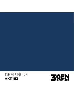 Deep Blue Intense 3 Gen 17 ml (AK11182) de AK Interactive en 3rd Gen | La Cueva Roja