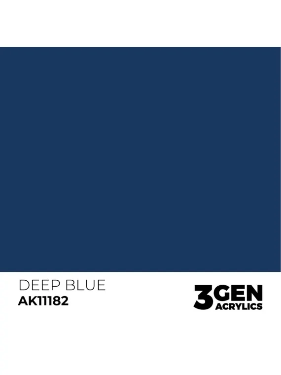 Deep Blue Intense 3 Gen 17 ml (AK11182) de AK Interactive en 3rd Gen | La Cueva Roja