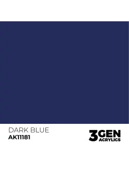Dark Blue 3 Gen 17 ml (AK11181) de AK Interactive en 3rd Gen | La Cueva Roja