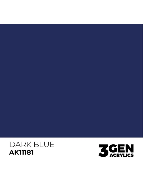 Dark Blue 3 Gen 17 ml (AK11181) de AK Interactive en 3rd Gen | La Cueva Roja