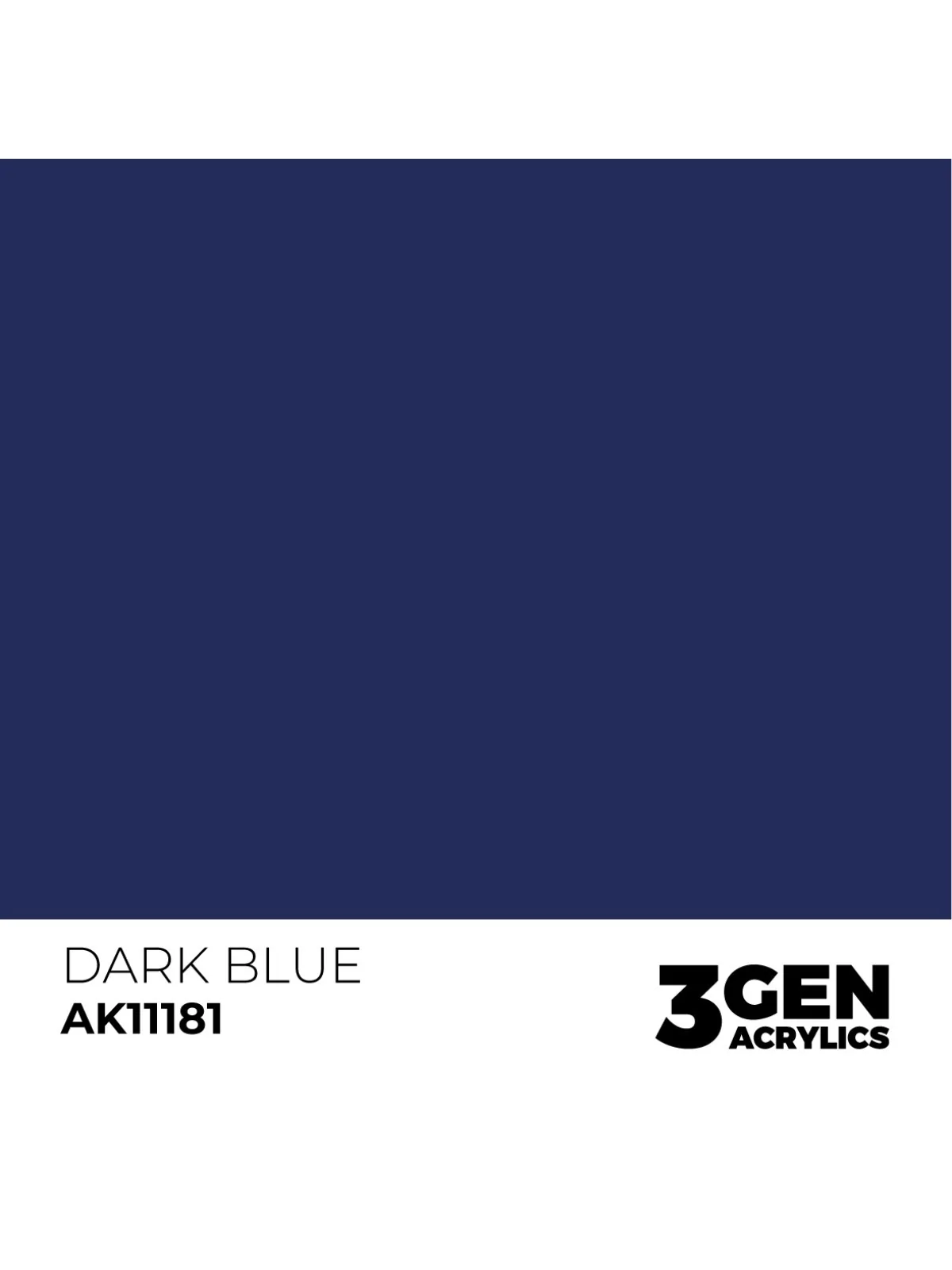 Dark Blue 3 Gen 17 ml (AK11181) de AK Interactive en 3rd Gen | La Cueva Roja