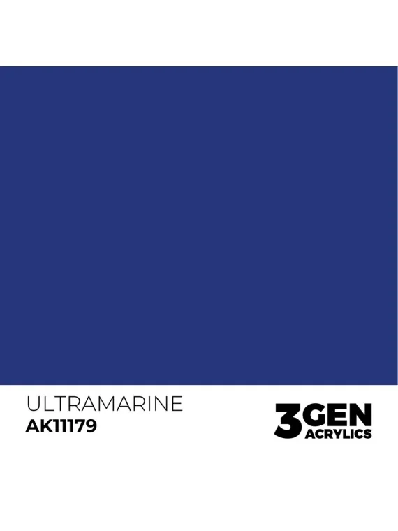 Ultramarine 3 Gen 17 ml (AK11179) de AK Interactive en 3rd Gen | La Cueva Roja