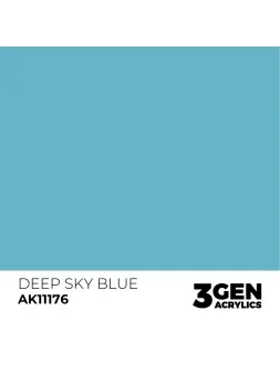 Deep Sky Blue 3 Gen 17 ml (AK11176) de AK Interactive en 3rd Gen | La Cueva Roja