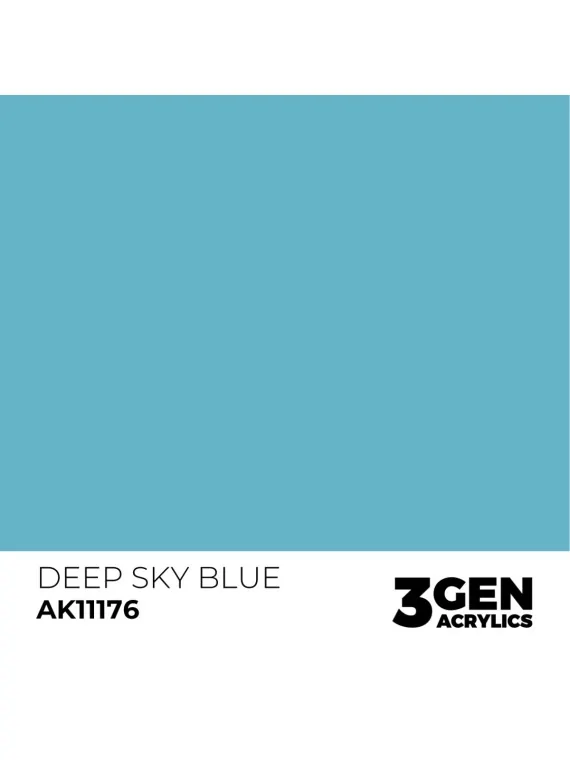 Deep Sky Blue 3 Gen 17 ml (AK11176) de AK Interactive en 3rd Gen | La Cueva Roja
