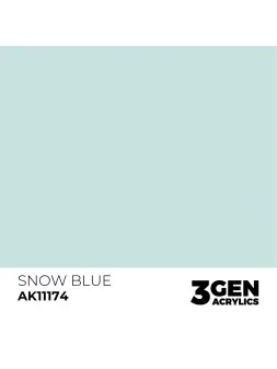 Snow Blue 3 Gen 17 ml (AK11174) de AK Interactive en 3rd Gen | La Cueva Roja