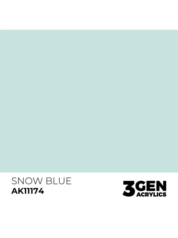Snow Blue 3 Gen 17 ml (AK11174) de AK Interactive en 3rd Gen | La Cueva Roja