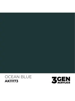 Ocean Blue 3 Gen 17 ml (AK11173) de AK Interactive en 3rd Gen | La Cueva Roja